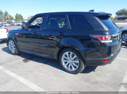 Lot #2992833166 2017 LAND ROVER RANGE ROVER SPORT 3.0L V6 SUPERCHARGED HSE