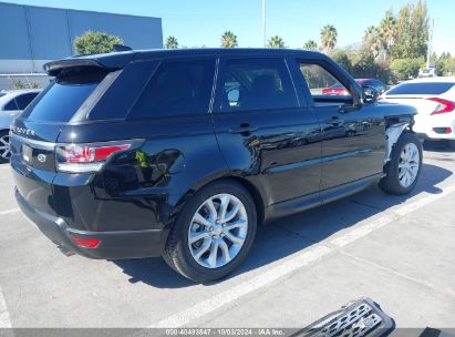 Lot #2992833166 2017 LAND ROVER RANGE ROVER SPORT 3.0L V6 SUPERCHARGED HSE