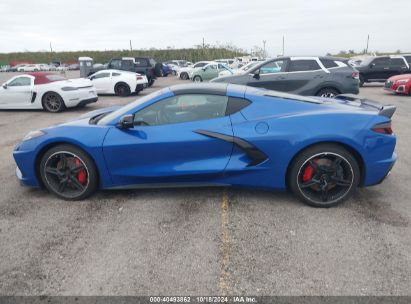 Lot #2992833881 2020 CHEVROLET CORVETTE STINGRAY RWD  3LT