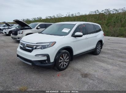 Lot #2992826137 2022 HONDA PILOT 2WD EX-L