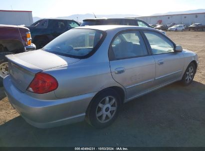 Lot #3056063203 2003 KIA SPECTRA LS