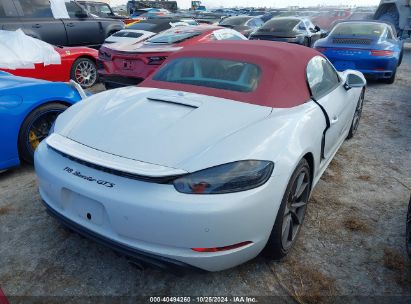 Lot #2992826117 2021 PORSCHE 718 BOXSTER GTS 4.0