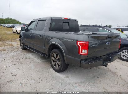 Lot #2992826101 2016 FORD F-150 XLT