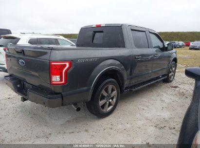 Lot #2992826101 2016 FORD F-150 XLT