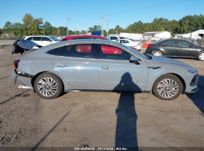 Lot #2996534340 2024 HYUNDAI SONATA HYBRID SEL