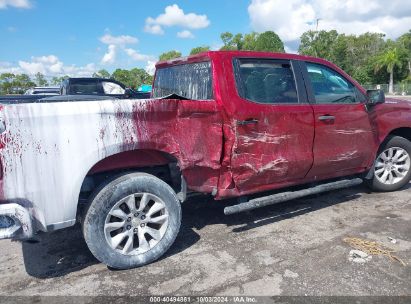 Lot #2992826090 2021 CHEVROLET SILVERADO 1500 2WD  SHORT BED CUSTOM