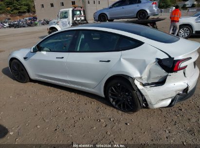 Lot #2992818355 2024 TESLA MODEL 3 REAR-WHEEL DRIVE