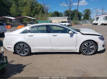 Lot #2995300621 2020 LINCOLN MKZ HYBRID RESERVE