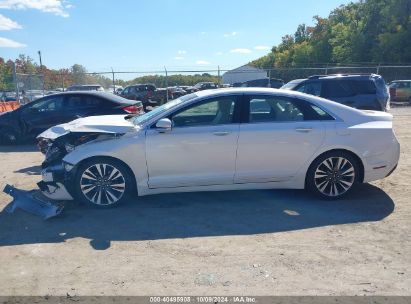 Lot #2995300621 2020 LINCOLN MKZ HYBRID RESERVE