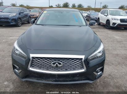 Lot #2995300619 2023 INFINITI Q50 LUXE