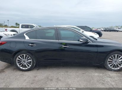 Lot #2995300619 2023 INFINITI Q50 LUXE