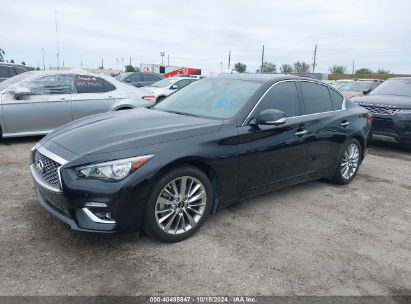 Lot #2995300619 2023 INFINITI Q50 LUXE