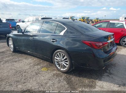 Lot #2995300619 2023 INFINITI Q50 LUXE