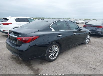 Lot #2995300619 2023 INFINITI Q50 LUXE