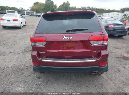 Lot #2996534329 2021 JEEP GRAND CHEROKEE LIMITED 4X4