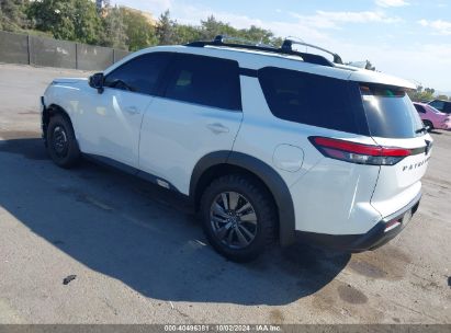 Lot #2992833158 2022 NISSAN PATHFINDER SV 4WD