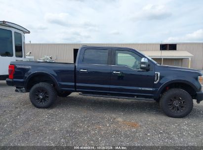 Lot #3037527751 2022 FORD F-350 PLATINUM