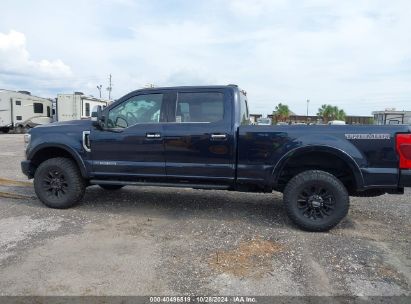 Lot #3037527751 2022 FORD F-350 PLATINUM