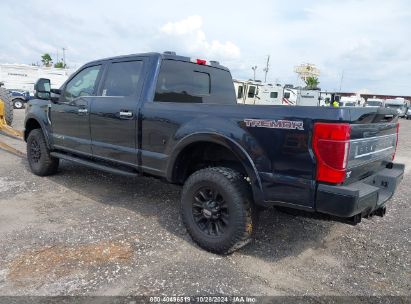 Lot #3037527751 2022 FORD F-350 PLATINUM