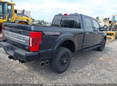 Lot #3037527751 2022 FORD F-350 PLATINUM