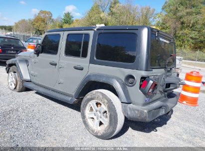 Lot #2995300604 2018 JEEP WRANGLER UNLIMITED SPORT S 4X4