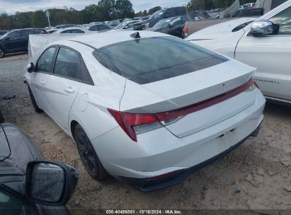 Lot #3036721859 2021 HYUNDAI ELANTRA SEL