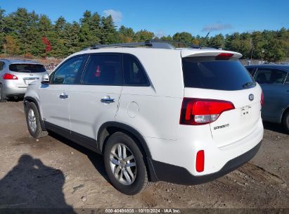 Lot #3006594436 2014 KIA SORENTO LX