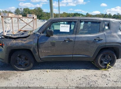 Lot #2992818344 2020 JEEP RENEGADE SPORT 4X4