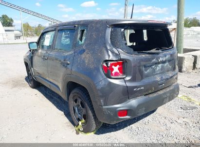 Lot #2992818344 2020 JEEP RENEGADE SPORT 4X4