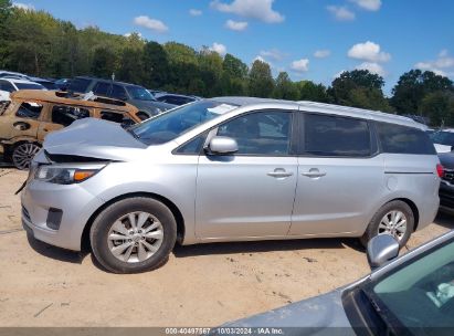 Lot #2992826447 2016 KIA SEDONA LX