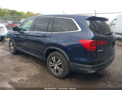 Lot #2995300386 2016 HONDA PILOT EX-L