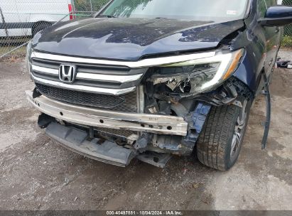 Lot #2995300386 2016 HONDA PILOT EX-L