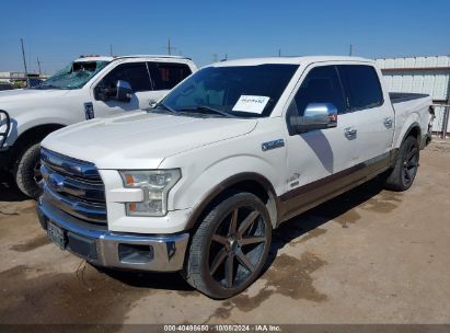 Lot #2990356996 2015 FORD F-150 KING RANCH