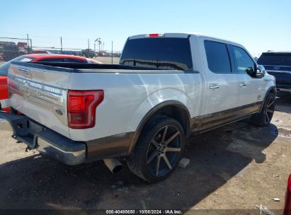 Lot #2990356996 2015 FORD F-150 KING RANCH