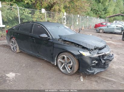 Lot #2995300371 2022 HONDA ACCORD SPORT SPECIAL EDITION