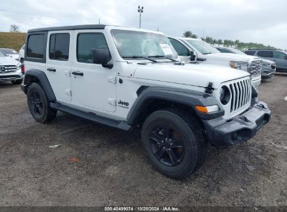 Lot #2992826345 2020 JEEP WRANGLER UNLIMITED SPORT ALTITUDE 4X4