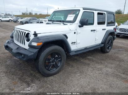 Lot #2992826345 2020 JEEP WRANGLER UNLIMITED SPORT ALTITUDE 4X4