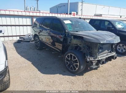 Lot #3037533508 2022 CHEVROLET TAHOE 2WD RST