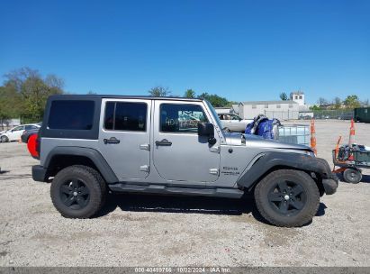 Lot #2995300362 2014 JEEP WRANGLER UNLIMITED SPORT