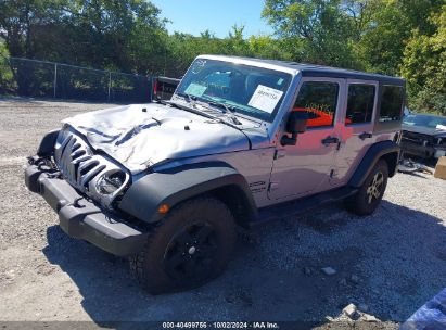 Lot #2995300362 2014 JEEP WRANGLER UNLIMITED SPORT