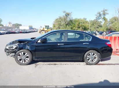 Lot #3035086928 2014 HONDA ACCORD LX