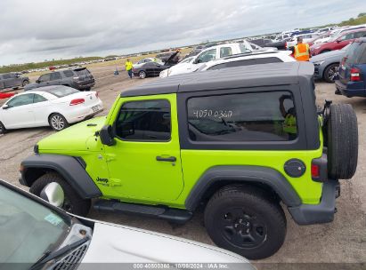 Lot #2992826500 2021 JEEP WRANGLER SPORT 4X4