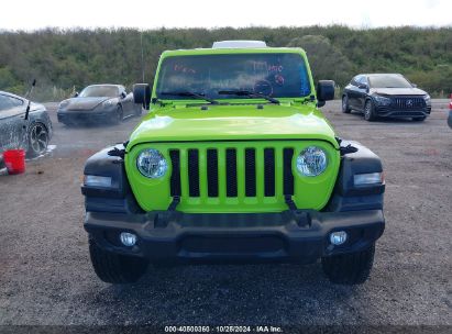 Lot #2992826500 2021 JEEP WRANGLER SPORT 4X4