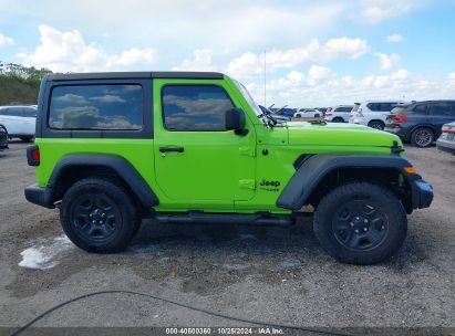 Lot #2992826500 2021 JEEP WRANGLER SPORT 4X4