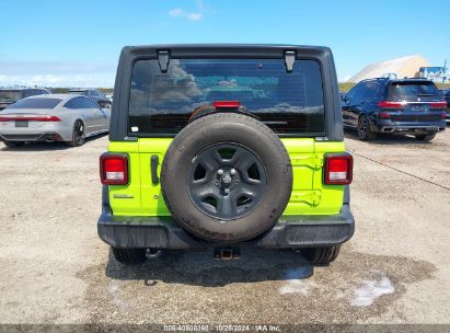 Lot #2992826500 2021 JEEP WRANGLER SPORT 4X4