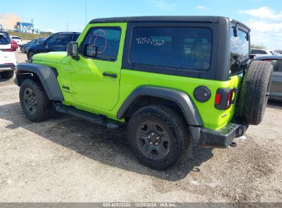 Lot #2992826500 2021 JEEP WRANGLER SPORT 4X4