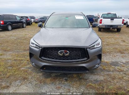 Lot #2992826460 2022 INFINITI QX50 LUXE