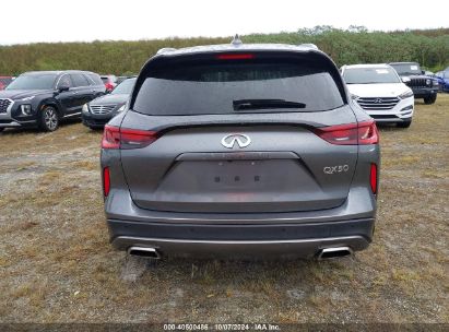 Lot #2992826460 2022 INFINITI QX50 LUXE