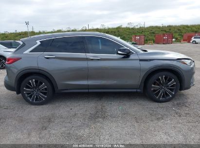 Lot #2992826460 2022 INFINITI QX50 LUXE