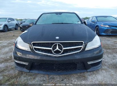 Lot #2994067800 2013 MERCEDES-BENZ C 63 AMG